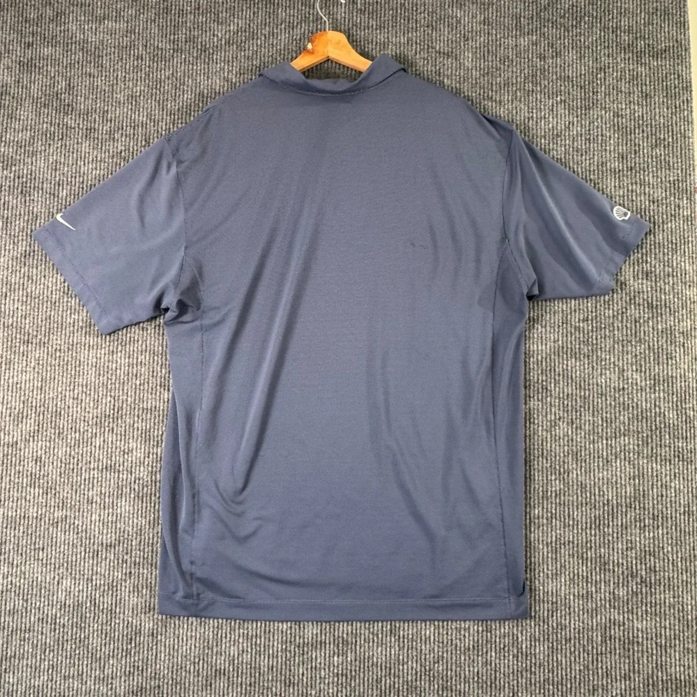 VTG Nike Golf Dri-FIT Polo Shirt Mens XXL Y2K Blue Preppy Country Club Old Money